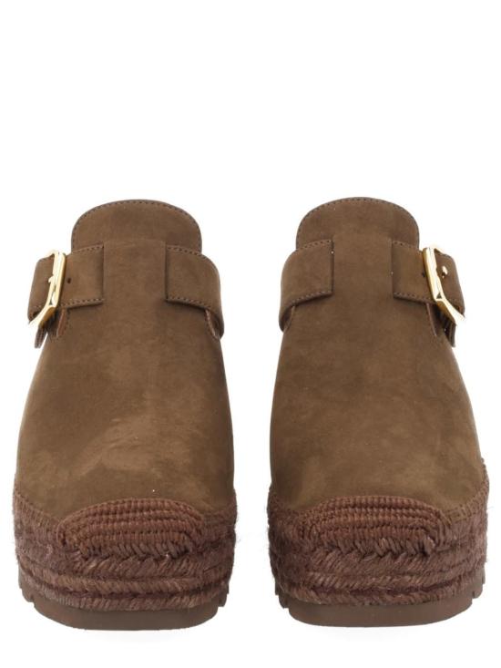  스텔라 맥카트니 샌들 스텔라 매카트니 사보 가이아 웨지 브라운 - STELLA MCCARTNEY