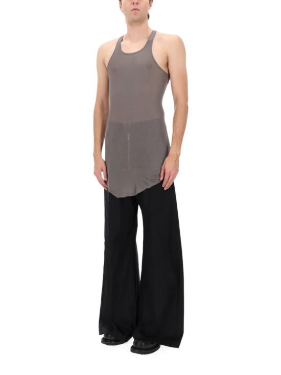  릭 오웬스 민소매 티셔츠 코튼 스 그레이 - RICK OWENS