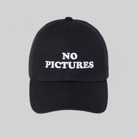  큘 모자 쿨레 노 픽처스 캡 캡 블랙 - KULE