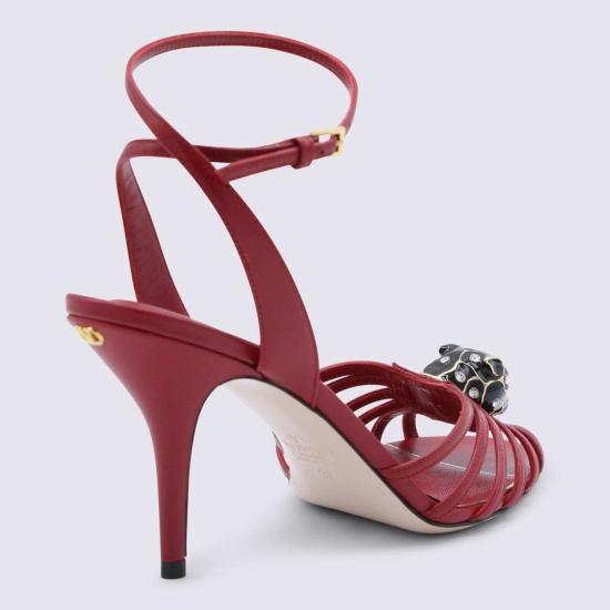  발렌티노 가라바니 샌들 가죽  레드 - VALENTINO GARAVANI
