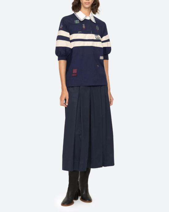  씨뉴욕 폴로 티셔츠 Sea Ny Claira 자수 럭비 셔츠 - SEA NY