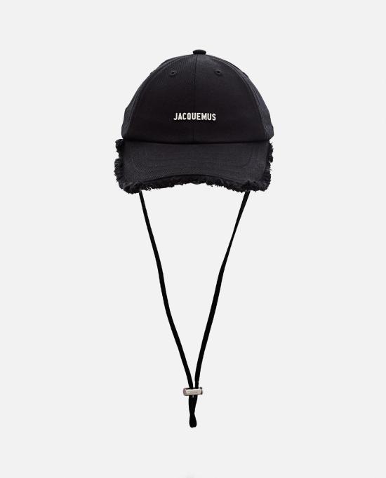  자크뮈스 모자 Jacquemus La Casquette Artichaut  블랙