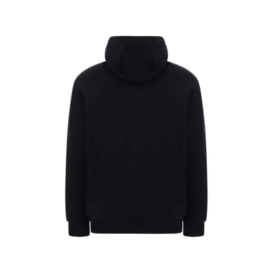  버버리 긴팔 티셔츠 앤스델 후드 로고 스웨트셔츠 블랙 - BURBERRY