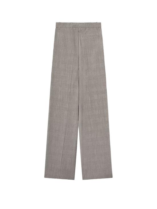  골든구스 스트레이트 팬츠 골든 구스 나오미 버진 울 팬츠 그레이 색상 - GOLDEN GOOSE