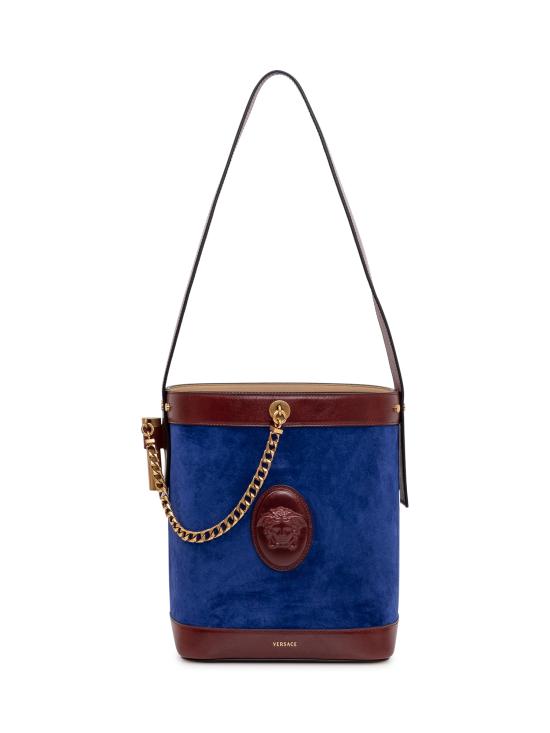 26SS 베르사체 토트백 10234601A17850 2NO6J PALISSANDRO BLUE GOLD