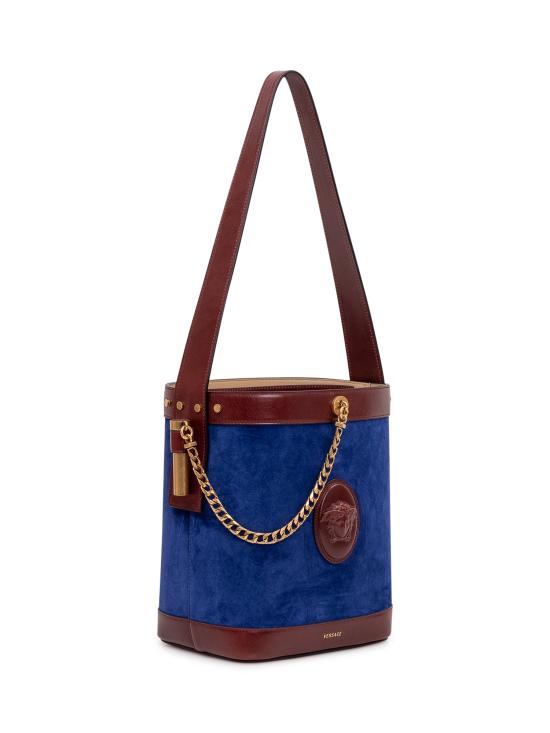 26SS 베르사체 토트백 10234601A17850 2NO6J PALISSANDRO BLUE GOLD - VERSACE
