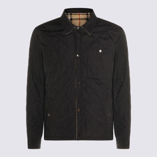  버버리 패딩 다운 재킷 블랙