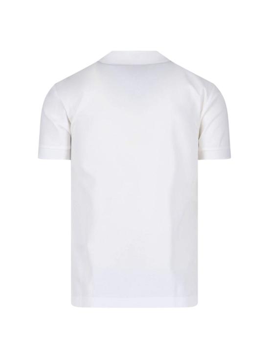  버버리 폴로 티셔츠 EKD 폴로 셔츠 화이트 - BURBERRY