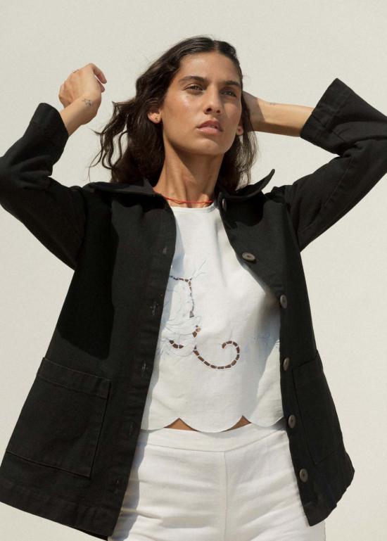  Carleen 데님 자켓 칼린 홀트 작업복 재킷 - OTHER BRANDS