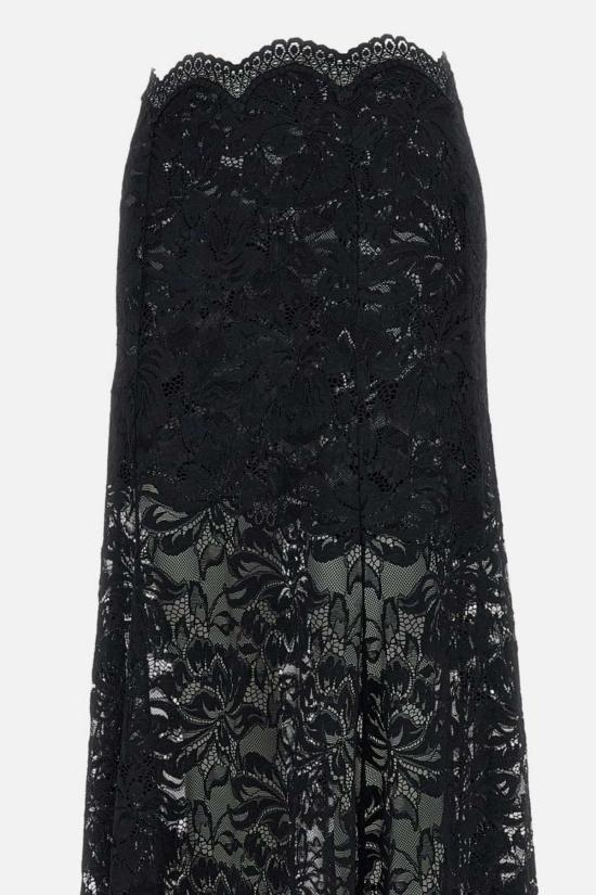  파코라반 미디 스커트 Rabanne Paco 라반  블랙 - PACO RABANNE