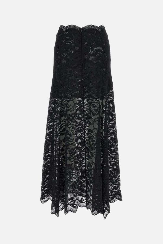  파코라반 미디 스커트 Rabanne Paco 라반  블랙 - PACO RABANNE