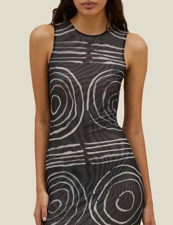  에크하우스 라타 롱 원피스 듀엣 드레스 - ECKHAUS LATTA