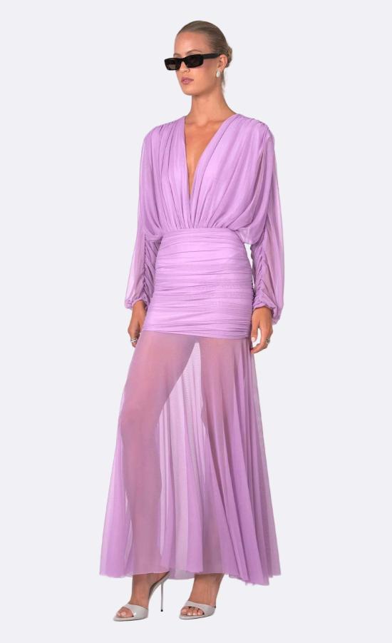  논살란트 레이블 롱 스커트