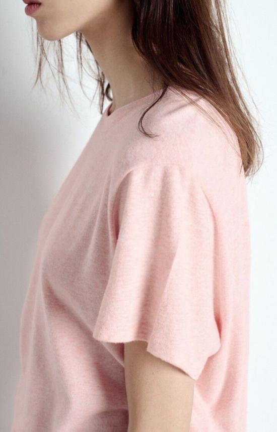  아메리칸 빈티지 반팔 티셔츠 이파우드 크롭 티셔츠 - AMERICAN VINTAGE