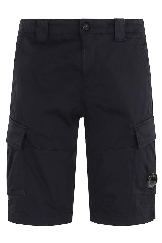 씨피 컴퍼니 숏팬츠 C.P. 컴퍼니 스트레치 새틴 카고 렌즈 반바지