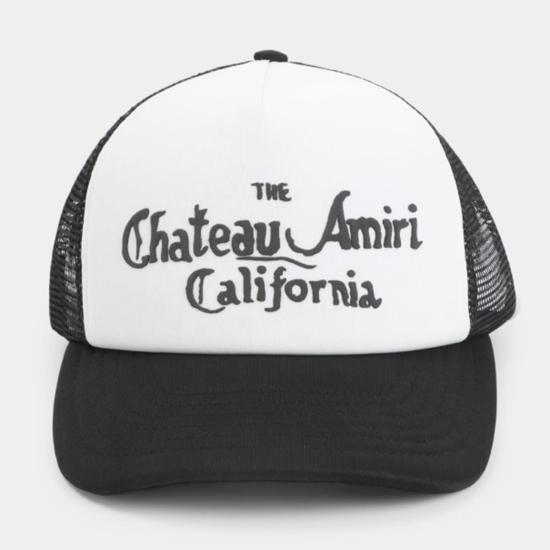  아미리 모자 블랙 앤 화이트 코튼 야구  (블랙/화이트)