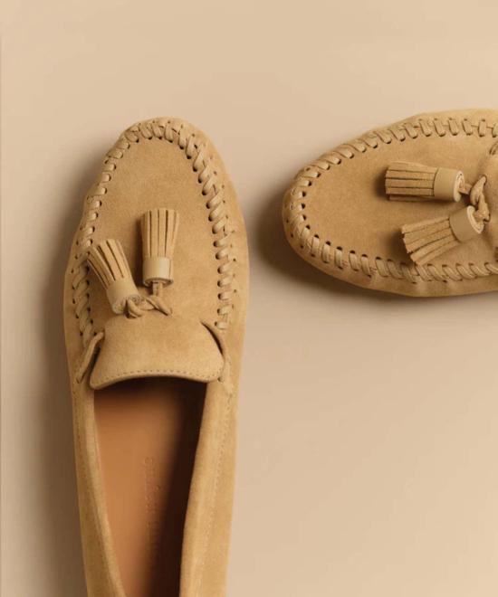  제니 케인 로퍼 스웨이드 벡 모카신 - JENNI KAYNE