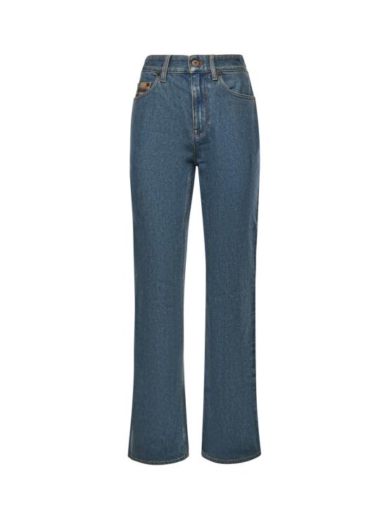  버버리 데님 팬츠 데님 부츠컷 진 미드 블루