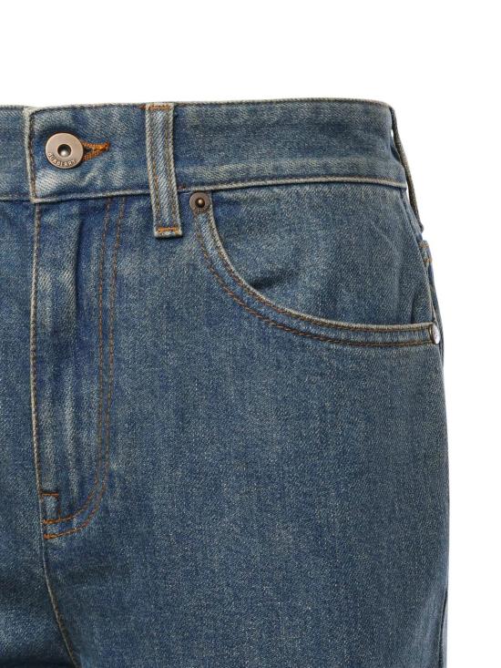  버버리 데님 팬츠 데님 부츠컷 진 미드 블루 - BURBERRY