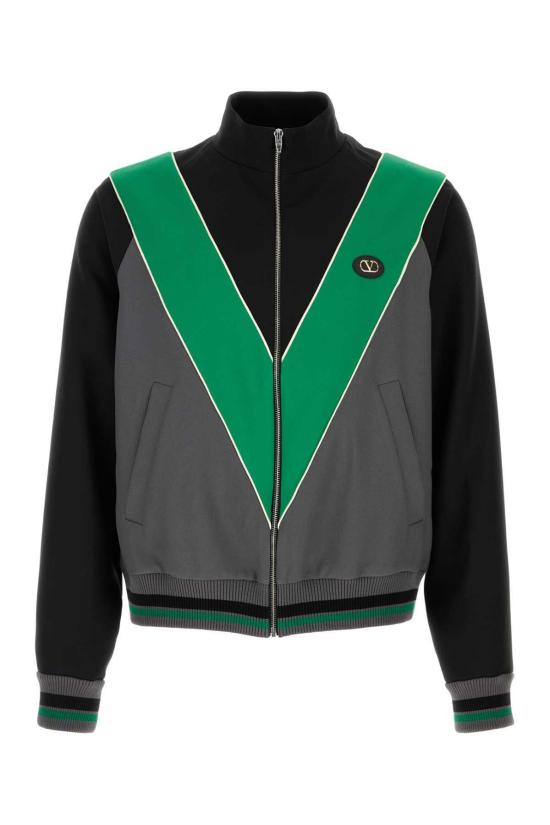  발렌티노 가라바니 긴팔 티셔츠 멀티컬러 폴리에스터 스웨트셔츠 멀티컬러