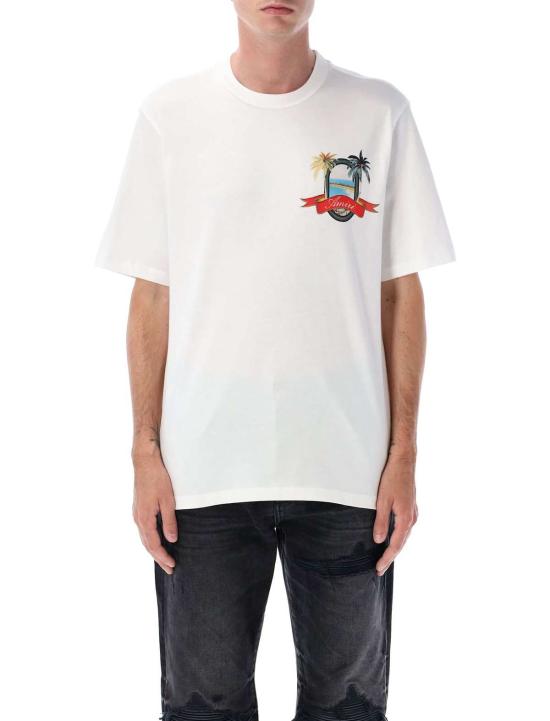  아미리 반팔 티셔츠 파라다이스 티 아이보리