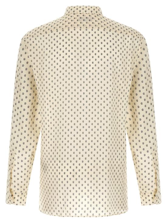  톰포드 긴팔 셔츠 톰 포드 페이즐리 프린트 셔츠 베이지 - TOMFORD