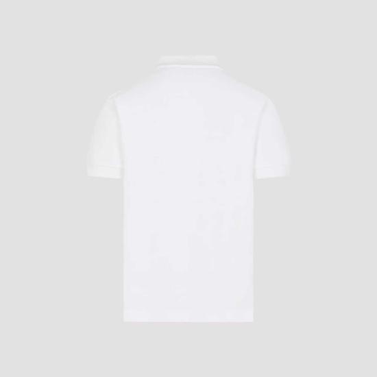  버버리 폴로 티셔츠 스탠 폴로 셔츠 초크 - BURBERRY