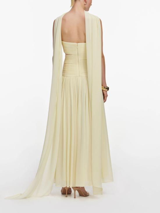 26SS 셀프 포트레이트 미디 원피스 SS26265XY YELLOW Yellow - SELF PORTRAIT