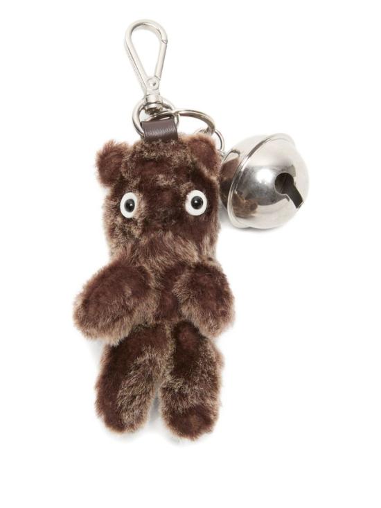  아크네 스튜디오 키링 양털 테디베어 키체인 브라운 - ACNE STUDIOS
