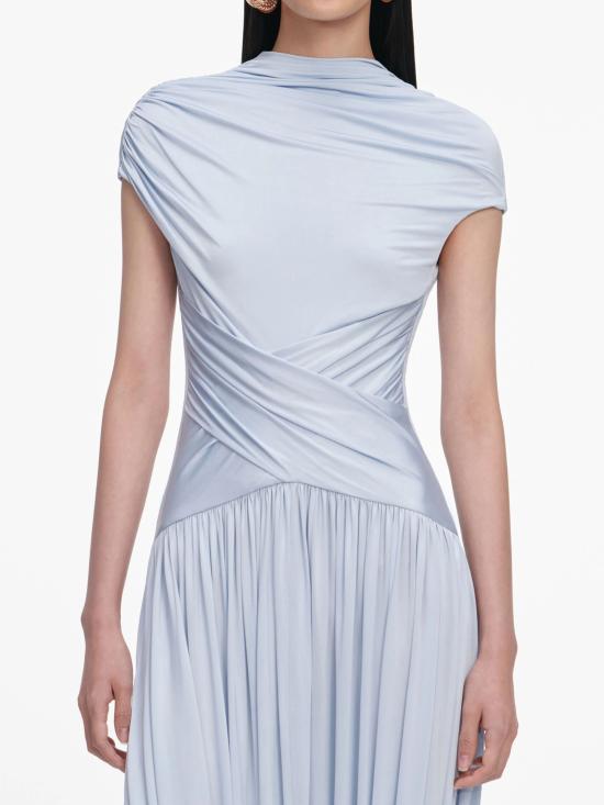 26SS 셀프 포트레이트 미디 원피스 SS26167MBL BLUE Clear Blue - SELF PORTRAIT