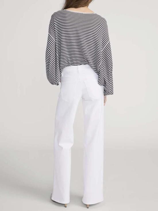  프레임 데님 팬츠 로우라이즈 슬림 팔라초 진 - FRAME