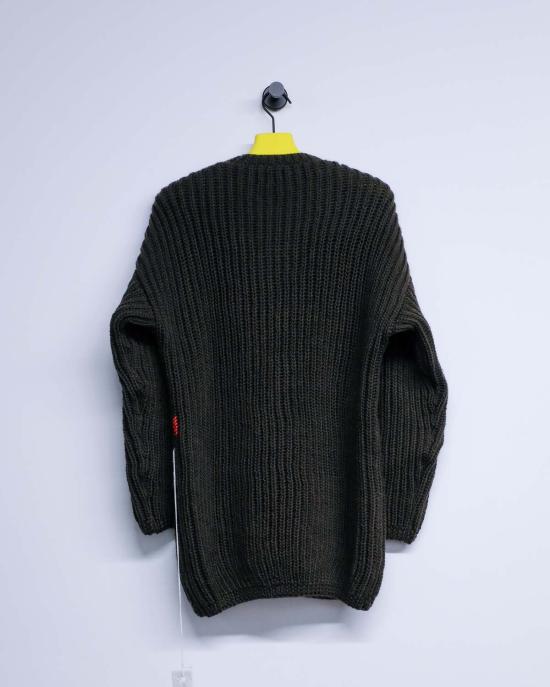  케이시 케이시 가디건 울러 헤비 립  브라운 - CASEY CASEY