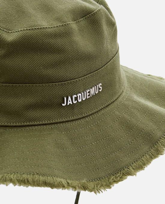  자크뮈스 모자 Jacquemus Le Bob Artichaut 버킷  그린 - JACQUEMUS