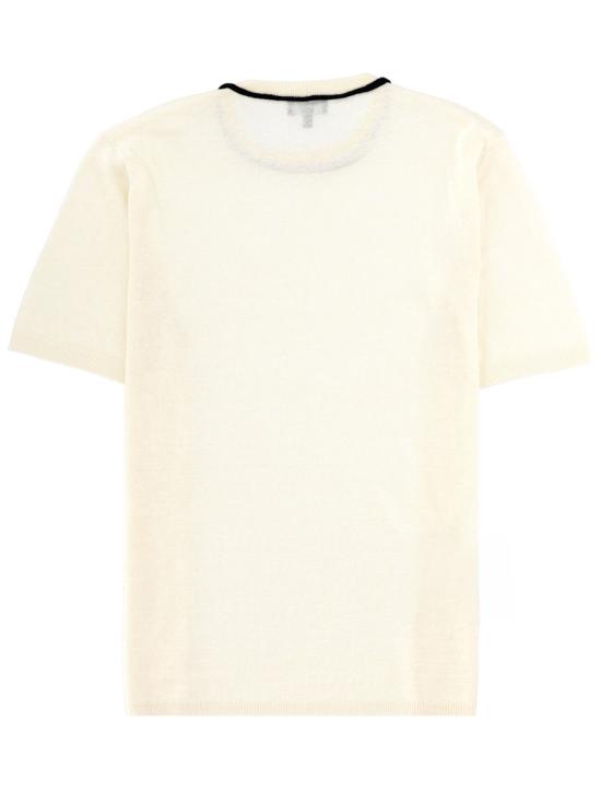 26SS 조르지오 아르마니 반팔 티셔츠 GM003520 AF24710F0026 IVORY - GIORGIO ARMANI