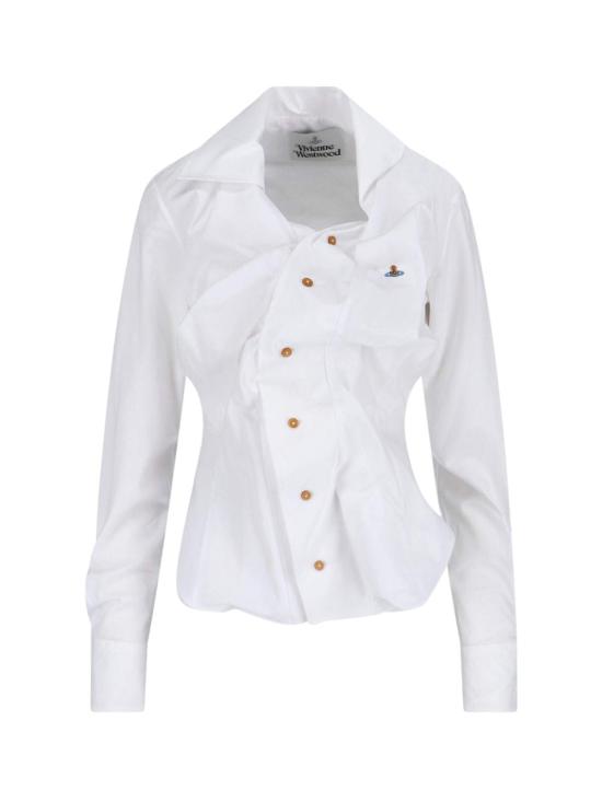  비비안웨스트우드 셔츠 비비안 웨스트우드 드렁큰 셔츠 화이트