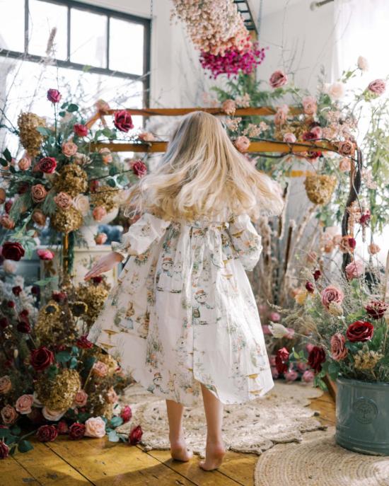  [키즈] Piper&Cloth 원피스 키즈 파이퍼앤클로스 아오키 드레스 브램블 래빗 - OTHER BRANDS