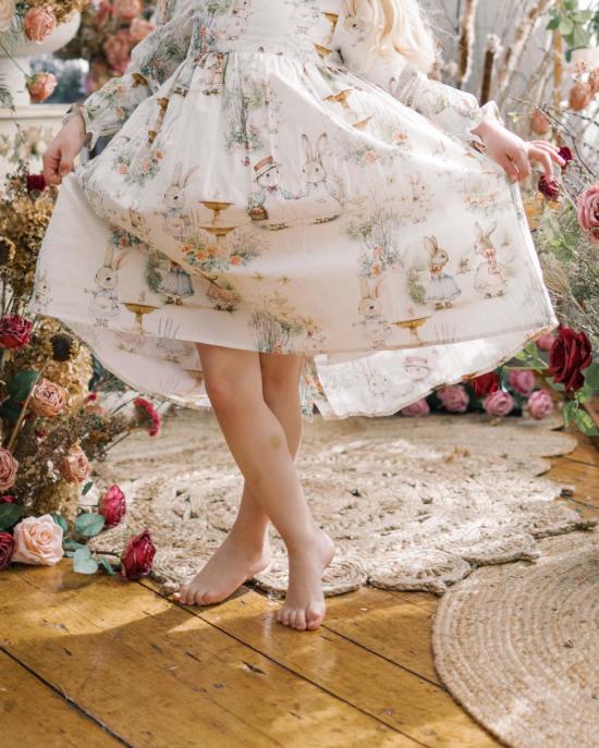  [키즈] Piper&Cloth 원피스 키즈 파이퍼앤클로스 아오키 드레스 브램블 래빗 - OTHER BRANDS