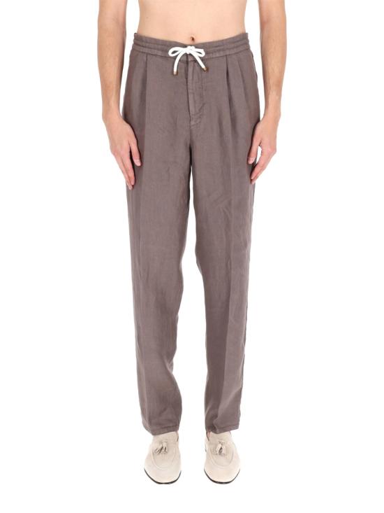 26SS 브루넬로 쿠치넬리 스트레이트 팬츠 M243DE1710 C6046 BROWN - BRUNELLO CUCINELLI