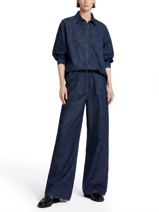 26SS 드리스 반 노튼 스트레이트 팬츠 130929 3385507 BLUE - DRIES VAN NOTEN