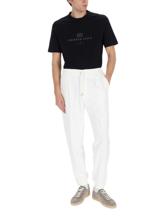 26SS 브루넬로 쿠치넬리 스트레이트 팬츠 MW8633268G C7220 WHITE - BRUNELLO CUCINELLI