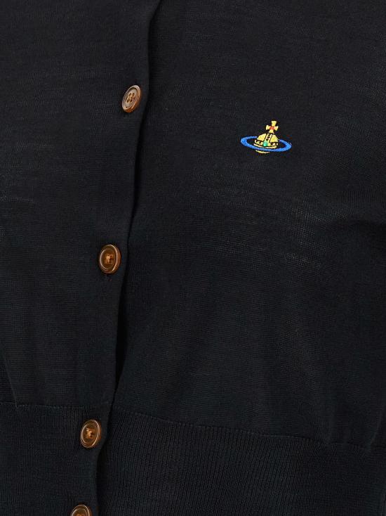  비비안웨스트우드 가디건 비비안 웨스트우드 비 카디건 블랙 - VIVIENNE WESTWOOD