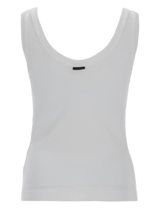 26SS 브루넬로 쿠치넬리 민소매 티셔츠 M0TC8FX210 C159 WHITE - BRUNELLO CUCINELLI