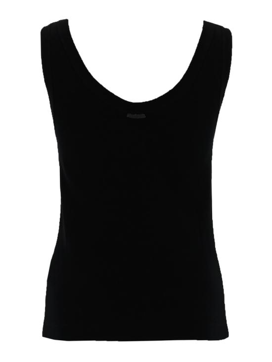 26SS 브루넬로 쿠치넬리 민소매 티셔츠 M0TC8FX210 C101 BLACK - BRUNELLO CUCINELLI