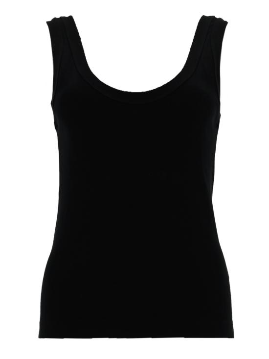 26SS 브루넬로 쿠치넬리 민소매 티셔츠 M0TC8FX210 C101 BLACK