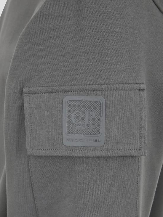 26SS 씨피 컴퍼니 긴팔 티셔츠 20CLSS010A006452W 921 GUNMETAL - C.P. COMPANY