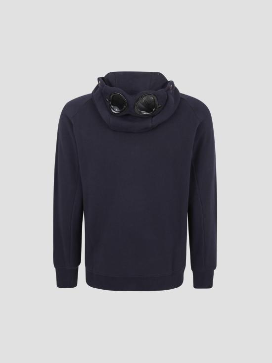 26SS 씨피 컴퍼니 다이애그널 레이즈드 플리스 고글 스웨트셔츠 RCCMSS715A005086W 888 TOTAL ECLIPSE - C.P. COMPANY