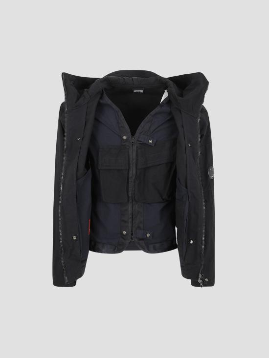 26SS 씨피 컴퍼니 자켓 20CMOW149A110305G 999 BLACK - C.P. COMPANY