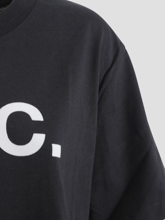 26SS 아페쎄 반팔 티셔츠 COHBMM26384 TIQ DARK NAVY ECRU - A.P.C.