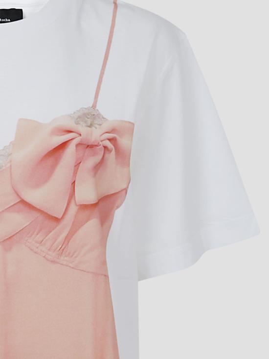 26SS 시몬로샤 반팔 티셔츠 5195P70AP70B0569 WHT CLMNTE - SIMONE ROCHA