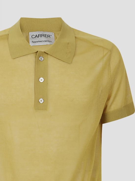 26SS 카레르 반팔 티셔츠 TYRO POLO OIL YLLW OIL YELLOW - CARRER